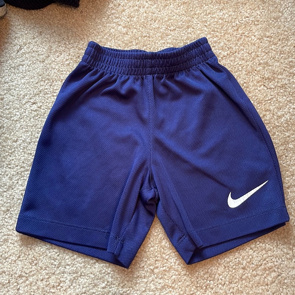 Nike Kids Mesh Blue Athletic Shorts